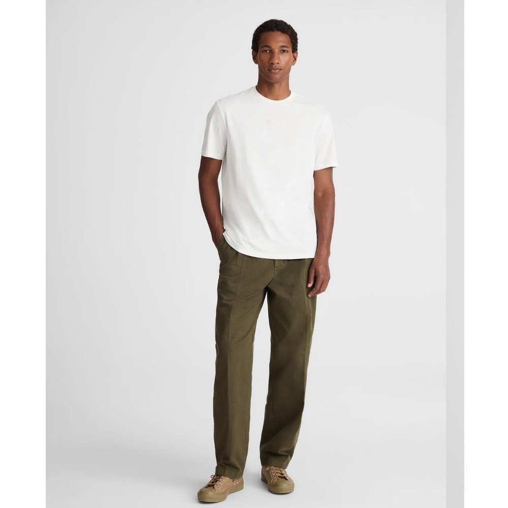 Madewell Mens Med Soft White Rockaway Tee T-Shirt Short Sleeve Crew Neck Cotton